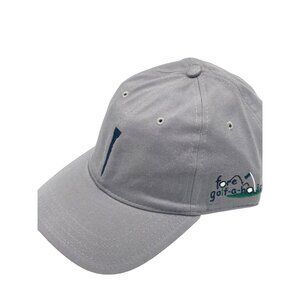 Pukka Men’s Tee-Embroidered Golf Cap/ Hat Cotton Twill, Gray, OS